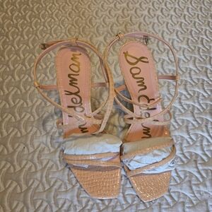 Sam Edelman Leeanne Women's Peach Strappy Sandals